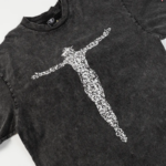 HLSTR Christ Long-Sleeve Washed Black T-Shirt - Image 12