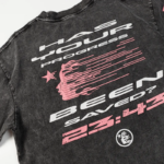 HLSTR Christ Long-Sleeve Washed Black T-Shirt - Image 9