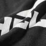 HLSTR Distressed Black Hoodie - Image 7