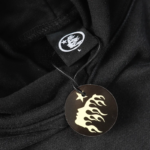 HLSTR Distressed Black Hoodie - Image 8