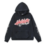 HLSTR Records Black Hoodie - Image 2