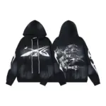 HLSTR Spiderweb Sport Black Hoodie