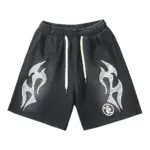 HSTR Flame Shorts Pink/Black/Grey - Image 4