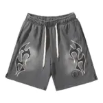 HSTR Flame Shorts Pink/Black/Grey - Image 5