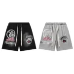 HSTR Records Funny Smiley Face Shorts