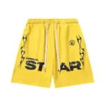 HSTR Relaxed Elastic Waist Street Wear Cotton Terry Shorts - Image 7
