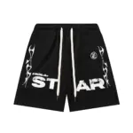 HSTR Relaxed Elastic Waist Street Wear Cotton Terry Shorts - Image 3