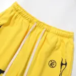 HSTR Relaxed Elastic Waist Street Wear Cotton Terry Shorts - Image 4