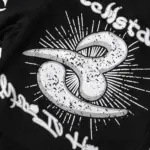 HSTR Skull 8 Print Logo Black Shorts - Image 7