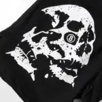 HSTR Skull 8 Print Logo Black Shorts - Image 2