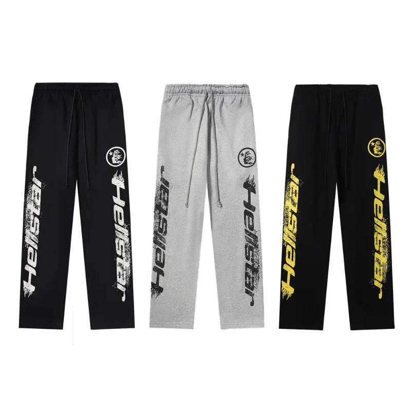 HSTR-Sweatpants-Black-YellowGrayBlack-White-1_800x800 HSTR Sweatpants Black Yellow/Gray/Black White - Image 1