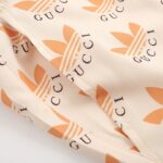 GG x Adidas Shorts Trefoil Beige Casual - Image 4