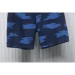 LV Cloud Print Denim Shorts Ocean Blue - Image 6