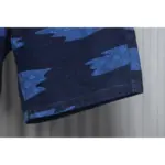 LV Cloud Print Denim Shorts Ocean Blue - Image 7