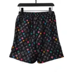 LV Multicolor Logo Jacquard Beach Shorts - Image 2