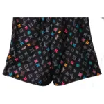 LV Multicolor Logo Jacquard Beach Shorts - Image 5