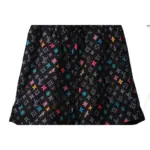 LV Multicolor Logo Jacquard Beach Shorts - Image 6