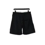 LV Printed Flocked Beach Shorts Black - Image 2