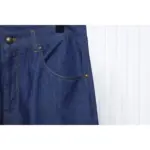 LV Rope Embroidery Denim Shorts - Image 3