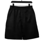 LV Sun Printed Cotton Track Shorts Black - Image 2