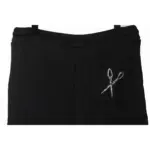 LV Tool Pattern Printed Cotton Track Shorts Black - Image 5
