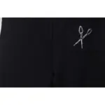 LV Tool Pattern Printed Cotton Track Shorts Black - Image 6