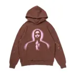 New Spider Worldwide × Young Thug SPDR Angel Brown Hoodie