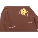 New Spider Worldwide × Young Thug SPDR Angel Brown Hoodie - Image 7