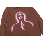 New Spider Worldwide × Young Thug SPDR Angel Brown Hoodie - Image 8