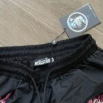 HLSTR Waxed Nylon Athletic Shorts Black - Image 5