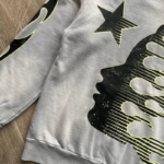 HLSTR Hoodie Logo Flame Grey/Green - Image 6