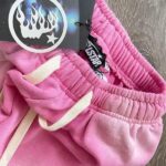 HLSTR Flame Sweatpants Pink/Silver - Image 6