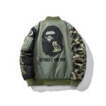 BP x OVO Jacket Loose Fit MA-1 Olive Drab - Image 3