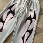HLSTR Grey Future Flame Sweatpants - Image 6