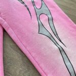 HLSTR Flame Sweatpants Pink/Silver - Image 4