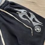 HLSTR Flame Shorts Black - Image 3