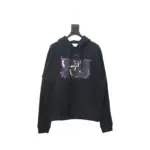 OFF WHT Caravaggio Hoodie Black Purple - Image 2