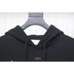OFF WHT Caravaggio Hoodie Black Purple - Image 3