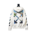 OFF WHT Pascal Arrow Zipped Hoodie White - Image 2