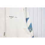 OFF WHT Pascal Arrow Zipped Hoodie White - Image 6
