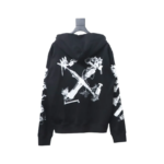 OFF WHT Scan Arr Hoodie Met Logo Backprint