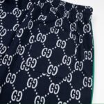 GG Shorts Monogram Stripe Navy - Image 9