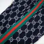 GG Shorts Monogram Stripe Navy - Image 5