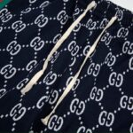 GG Shorts Monogram Stripe Navy - Image 3