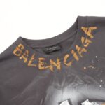 BLNCG T-shirt BB Logo Spray Paint Black - Image 3