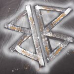 BLNCG T-shirt BB Logo Spray Paint Black - Image 4