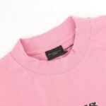 BLNCG T-shirt Graphic Slogan Distressed Pink - Image 2