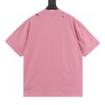 BLNCG T-shirt Graphic Slogan Distressed Pink - Image 3