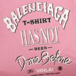 BLNCG T-shirt Graphic Slogan Distressed Pink - Image 4