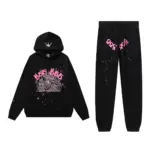 SPDR Angel Number Hoodie and Sweatpant Set Black